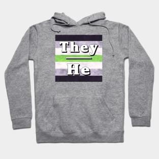 They-He Pronouns: Agender Hoodie